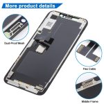 Écran LCD matériel JK incell TFT et ensemble complet de numériseur, For iPhone 11 Pro(JK inell), For iPhone 11 Pro Max(JK inell), For iPhone 12 / 12 Pro(JK inell) – Image 3