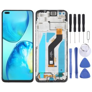 Assemblage complet de numériseur d'écran LCD OEM avec cadre, For infinix Note 8 X692, For infinix Hot 9 Play X680, For infinix Hot 10 X682B X682C, For infinix Hot 10T X689C, For Tecno Spark 7T, For Tecno Spark 7P, For infinix Hot 9 / Hot 9 Pro X655...