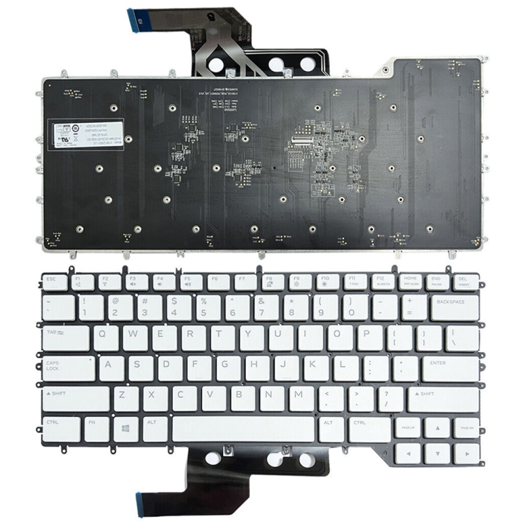 EDA005090101A.jpg Clavier d'ordinateur portable rétroéclairé RVB version américaine, For Dell Alienware M15 / R3 / R4 – Image 1