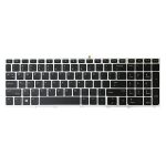 Clavier rétroéclairé pour ordinateur portable Silver Frame US Version, For HP ProBook 650 G4 – Image 2