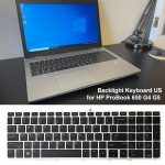 Clavier rétroéclairé pour ordinateur portable Silver Frame US Version, For HP ProBook 650 G4 – Image 6