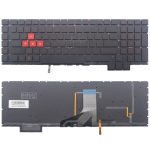 Clavier rétroéclairé pour ordinateur portable version américaine, For HP Omen 17-AN / 17T-AN