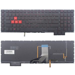 Clavier rétroéclairé pour ordinateur portable version américaine, For HP Omen 17-AN / 17T-AN