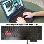 Clavier d'ordinateur portable version américaine, For HP 15-CE – Image 6