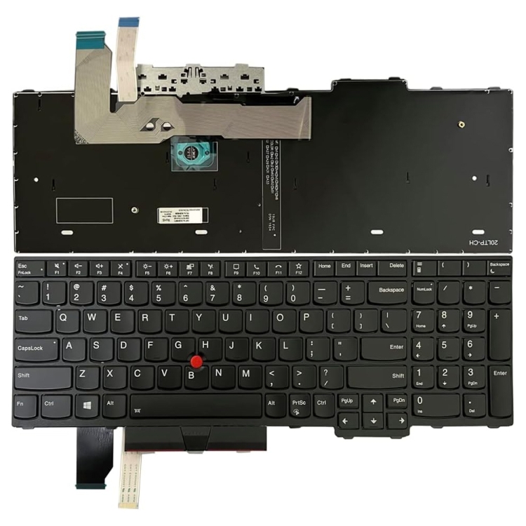 EDA005126201.jpg Clavier d'ordinateur portable rétroéclairé version américaine, For Lenovo ThinkPad T15p Gen 1 20TN 20TM – Image 1