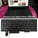 Clavier d'ordinateur portable rétroéclairé version américaine, For Lenovo ThinkPad T15p Gen 1 20TN 20TM – Image 6