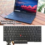 Clavier d'ordinateur portable rétroéclairé version américaine, For Lenovo Thinkpad X1 Carbon 8th Gen 2020 – Image 4