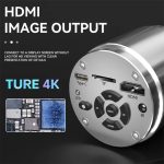 Caméra microscope Luowei LW-GK40 UHD 4K avec zoom numérique 5X/stockage personnalisé – Image 6