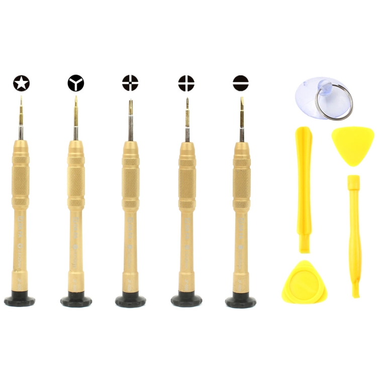 ETP9000.jpg JF-8140 10 en 1 métal + plastique iPhone Kit d'outils de réparation de démontage dédié – Image 1