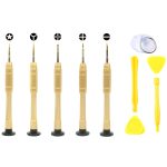 JF-8140 10 en 1 métal + plastique iPhone Kit d'outils de réparation de démontage dédié – Image 2