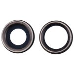 Lunette de caméra arrière 2 PCS avec cache d'objectif pour iPhone 11 – Image 2