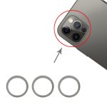 Anneau de protection en métal pour lentille de caméra arrière, 3 pièces, pour iPhone 12 Pro, For iPhone 12 Pro