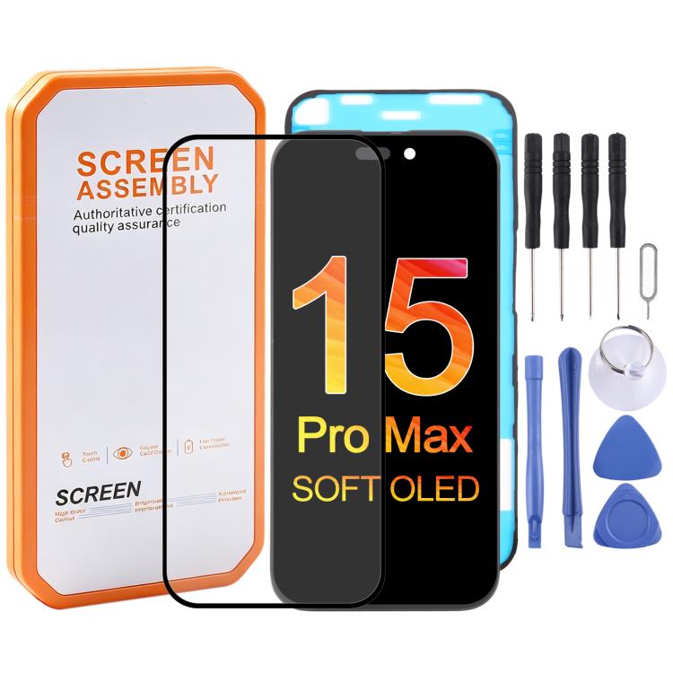 IP5P0179.jpg Écran OLED souple HXL pour iPhone 15 Pro Max – Image 1