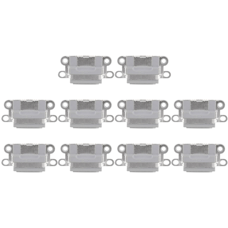 IP6G1250H.jpg Connecteur de port de charge 10 PCS pour iPhone 6 / 6S, For iPhone 6 / 6S, For iPhone 6 / 6S (Light Grey) – Image 1