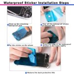 100 PCS LCD Frame Bezel autocollants adhésifs imperméables pour iPhone 7 – Image 8