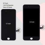 Ensemble complet d'écran LCD et de numériseur d'origine pour iPhone 7 Plus, i7 Plus Original White, i7 Plus Original Black – Image 11