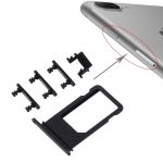 Plateau de carte + touche de contrôle du volume + bouton d'alimentation + touche de vibrateur pour interrupteur muet pour iPhone 7 Plus, For iPhone 7 Plus
