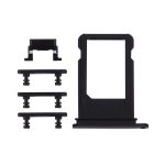 Plateau de carte + touche de contrôle du volume + bouton d'alimentation + touche de vibrateur pour interrupteur muet pour iPhone 7 Plus, For iPhone 7 Plus – Image 2