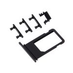 Plateau de carte + touche de contrôle du volume + bouton d'alimentation + touche de vibrateur pour interrupteur muet pour iPhone 7 Plus, For iPhone 7 Plus – Image 4