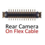 Connecteur FPC de la caméra arrière arrière sur câble flexible pour iPhone X – Image 2