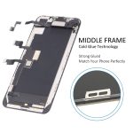 Écran LCD d'origine pour iPhone XS Max Digitizer Full Assembly avec câble flexible pour haut-parleur – Image 6