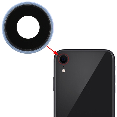 IPXR7312L.jpg Lunette de caméra arrière avec cache d'objectif pour iPhone XR, For iPhone XR, For iPhone XR(Rose Gold) – Image 1