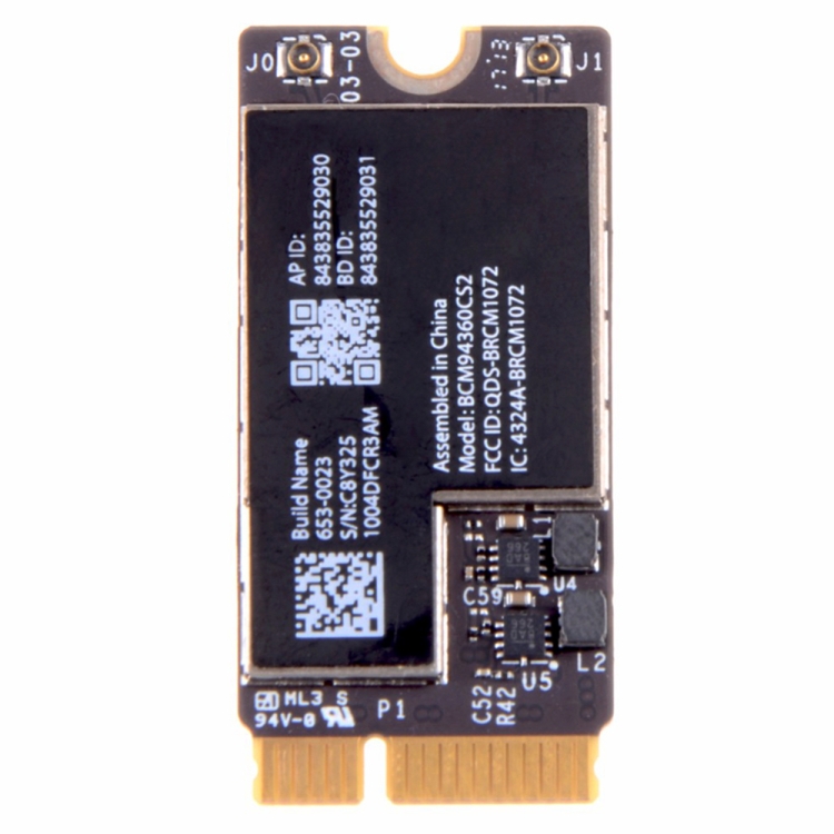 MBC1520.jpg Module réseau WiFi et Bluetooth pour Macbook Air 11,6 pouces A1465 (2013) et 13,3 pouces A1466 (2013) – Image 1