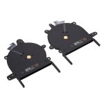 1 paire pour Macbook Pro 13,3 pouces avec barre tactile A1706 (2016-2017) ventilateurs de refroidissement (gauche + droite) – Image 5