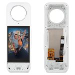 Écran LCD d'origine Insta360 X5 avec numériseur et cadre central inclus., For Insta360 X5(Original,White)