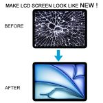 Verre de protection d'écran avant pour iPad Air 11 (2024/2025/2026) avec adhésif optique transparent (OCA) – Image 4