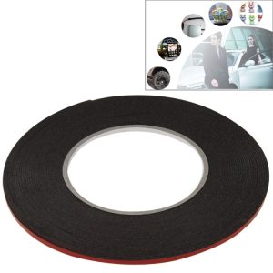 Ruban adhésif autocollant double face éponge 1 cm, longueur: 10 m