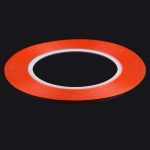 Ruban adhésif adhésif double face de 1 mm de largeur pour iPhone / Samsung / HTC Réparation du panneau tactile mobile, Longueur: 25m (rouge)
