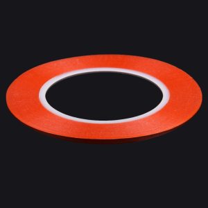 Ruban adhésif adhésif double face de 1 mm de largeur pour iPhone / Samsung / HTC Réparation du panneau tactile mobile, Longueur: 25m (rouge)