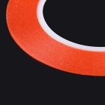 Ruban adhésif adhésif double face de 1 mm de largeur pour iPhone / Samsung / HTC Réparation du panneau tactile mobile, Longueur: 25m (rouge) – Image 3