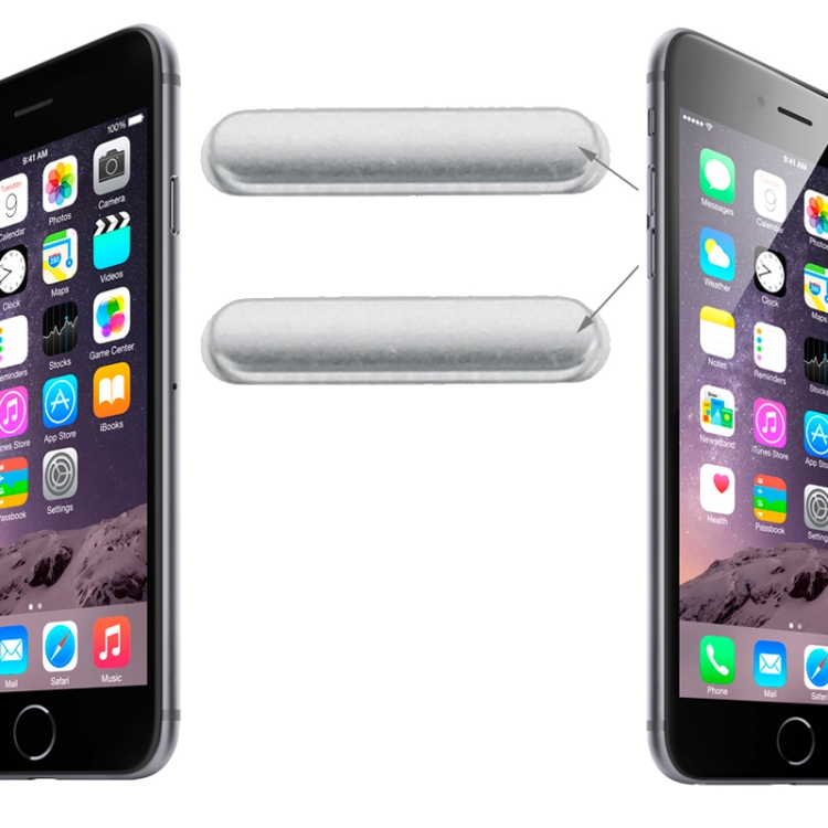 S-IP6G-0224S.jpg Touche de contrôle du volume d'origine pour iPhone 6 et 6 Plus, For iPhone 6 & 6 Plus, For 6 (Grey), For 6 – Image 1