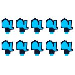 Pour Galaxy S8 / G950 10pcs adhésif de couverture d'objectif de caméra – Image 5