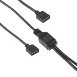 Câble d'extension de refroidissement PC AURA RGB, 3 broches 5V 1 à 2, pour carte mère Asus, 1 to 2 – Image 3