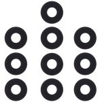 Couvercle d'objectif de caméra arrière 10 PCS pour Xiaomi Redmi 5 Plus