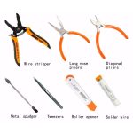 JAKEMY JM-P14 outils de réparation de soudage ensemble boîte à outils sac pince à dénuder tournevis, prise américaine – Image 2