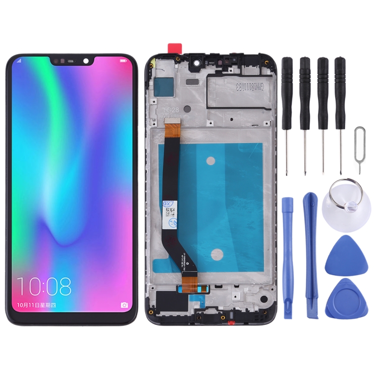 SP2888BL.jpg Écran LCD et numériseur complet avec cadre pour Huawei Honor 8C, For Huawei Honor 8C – Image 1