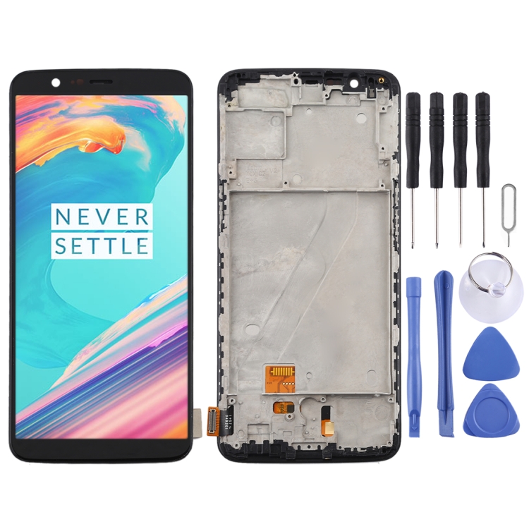 SP5429B.jpg Pour OnePlus 5T A5010 TFT matériel écran LCD et numériseur assemblage complet avec cadre, For OnePlus 5T – Image 1