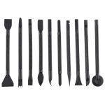 JIAFA JF-857 10 en 1 tiges de démontage Kits d'outils de réparation de pied de biche pour téléphone portable / tablette