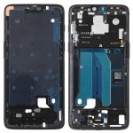 Pour OnePlus 6, boîtier avant, cadre LCD, plaque de lunette avec touches latérales, For OnePlus 6 (Jet Black)