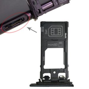 Tiroir Carte SIM1 + Tiroir Carte SIM2 / Micro SD pour Sony Xperia XZ, For XZ Dual SIM, For Xperia XZ, For Xperia XZ Dual SIM