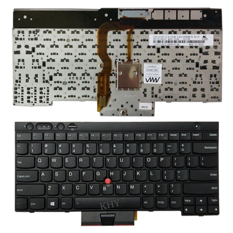 SP8769.jpg Version américaine clavier d'ordinateur portable anglais avec bâtons de pointage pour Lenovo IBM Thinkpad L430 / T430 / T430i / T430S, Teclado 04X1315 / 04X1201 / 04X1277 / 0C01997 – Image 1