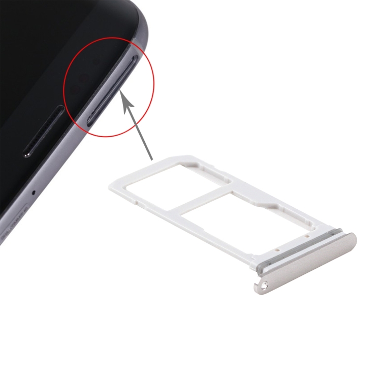 SPA0011J.jpg Pour plateau de carte Galaxy S7/G930 (1 x plateau de carte SIM + 1x plateau de carte SD), For Samsung Galaxy S7 – Image 1