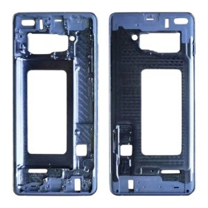 Pour Galaxy S10 +, boîtier avant, cadre LCD, plaque de lunette, Galaxy S10+