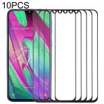 Pour Samsung Galaxy A40, 10 pièces, lentille extérieure en verre pour écran avant, For Samsung Galaxy A40
