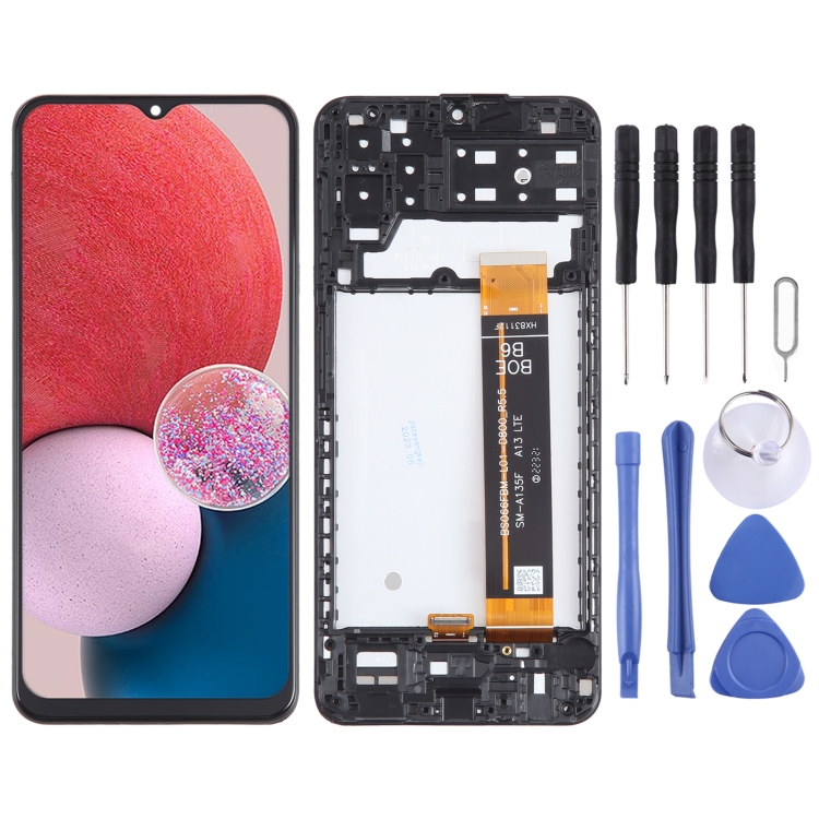 SPA3601.jpg Écran LCD OEM pour Samsung Galaxy A13 4G SM-A135 Assemblage complet du numériseur avec cadre – Image 1