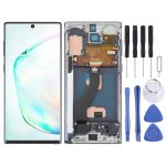 Écran LCD en matériau TFT pour Samsung Galaxy Note10 Assemblage complet du numériseur avec cadre/écriture manuscrite, ne prenant pas en charge l'identification des empreintes digitales